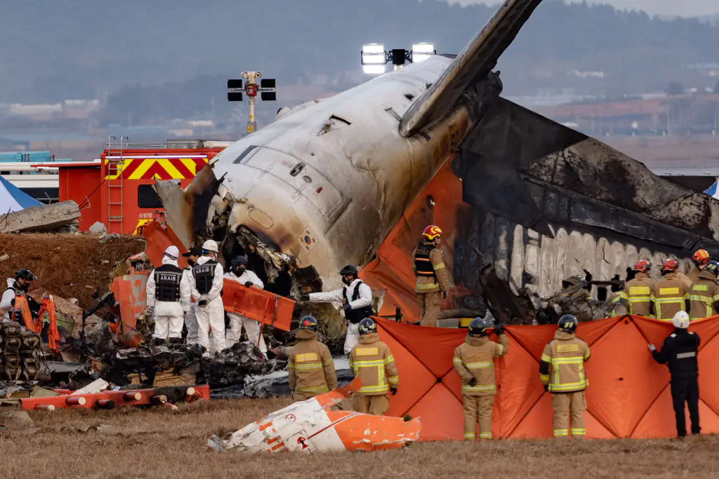 Over 1,000 emergency service workers were called to the scene. Credit: Chris Jung/NurPhoto/Getty