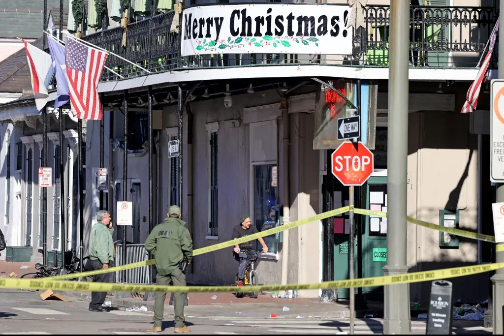At least 10 people were killed in a terrorist attack in New Orleans on New Year's Day. Credit: Michael DeMocker/Getty Images