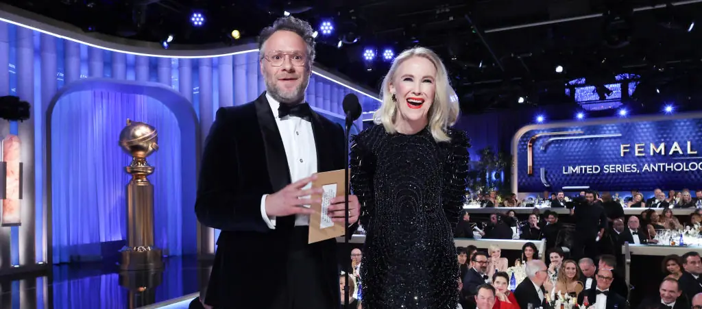 Seth Rogen's explicit Golden Globes joke cut by CBS is finally revealed