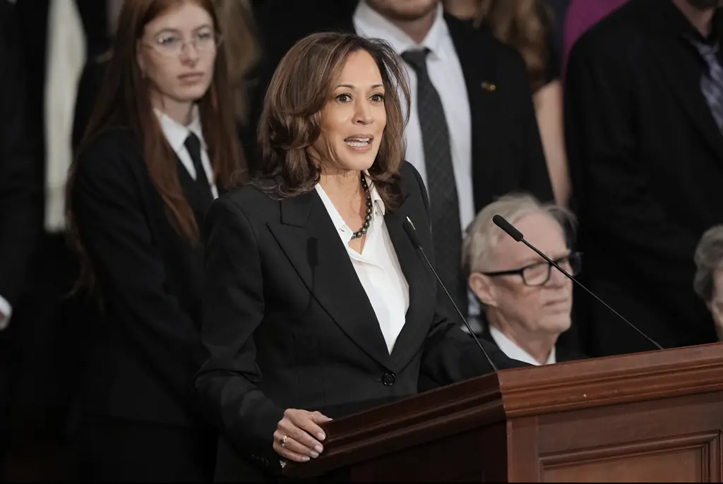 Kamala Harris posts photo from Jimmy Carter's funeral with notable exclusion, sparking heated conversation