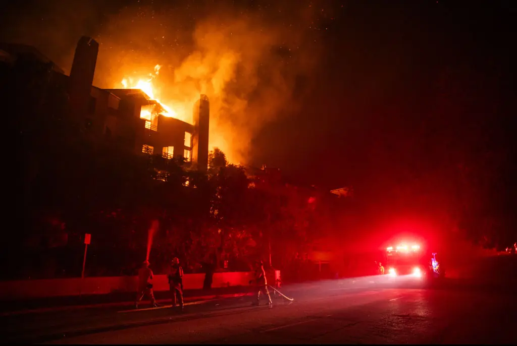 Wildfires are currently raging across California Credit: Apu Gomes / Getty