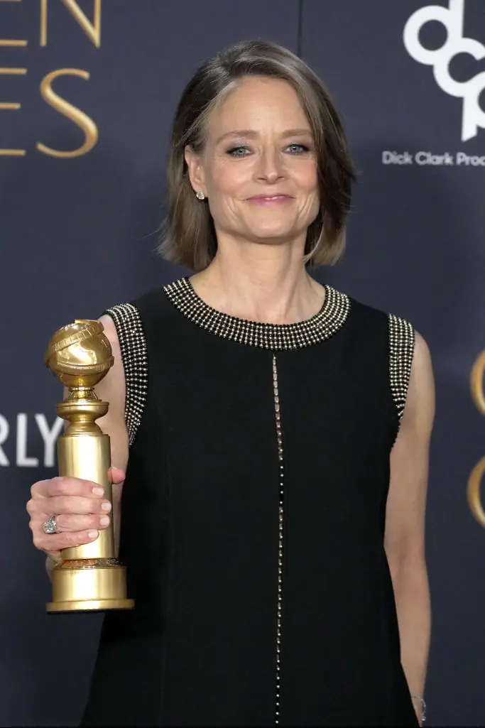 Foster took home the award for her performance in True Detective: Night Country. Credit: Jeff Kravitz/Getty