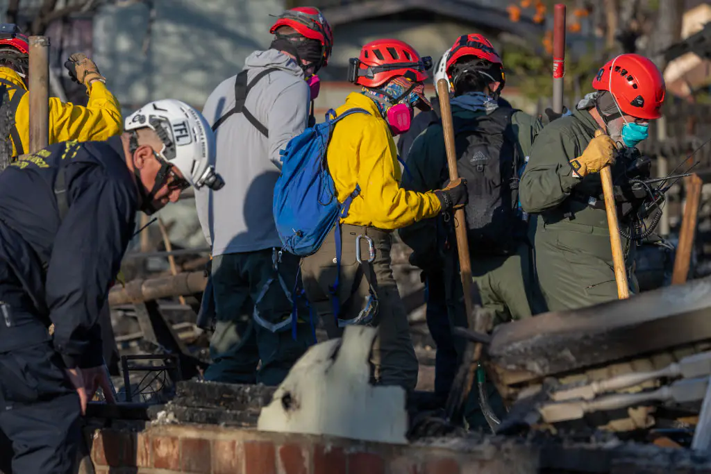 Search and rescue efforts are underway. Credit: David McNew / Getty