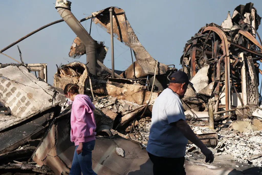 Over 180,000 residents have evacuated. Credit: Mario Tama / Getty