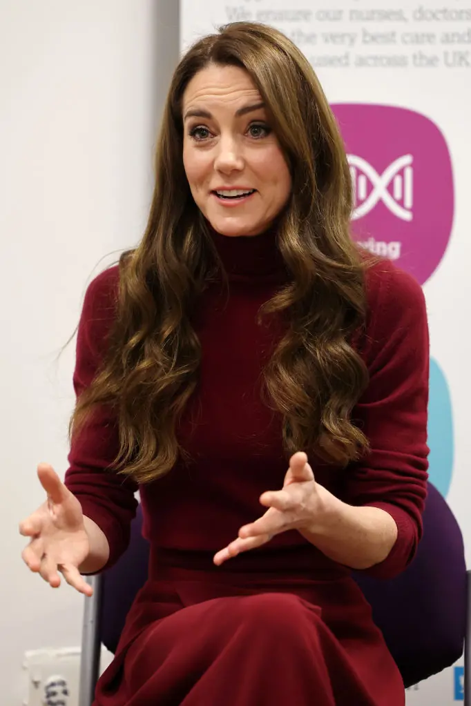 Princess Catherine spoke with patients during her visit. Credit: Chris Jackson / Getty