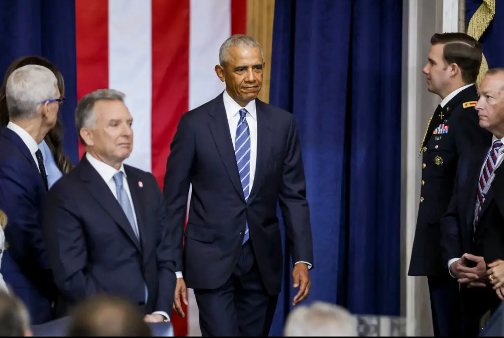 Barack Obama attended Trump's inauguration. Credit: Pool / Getty