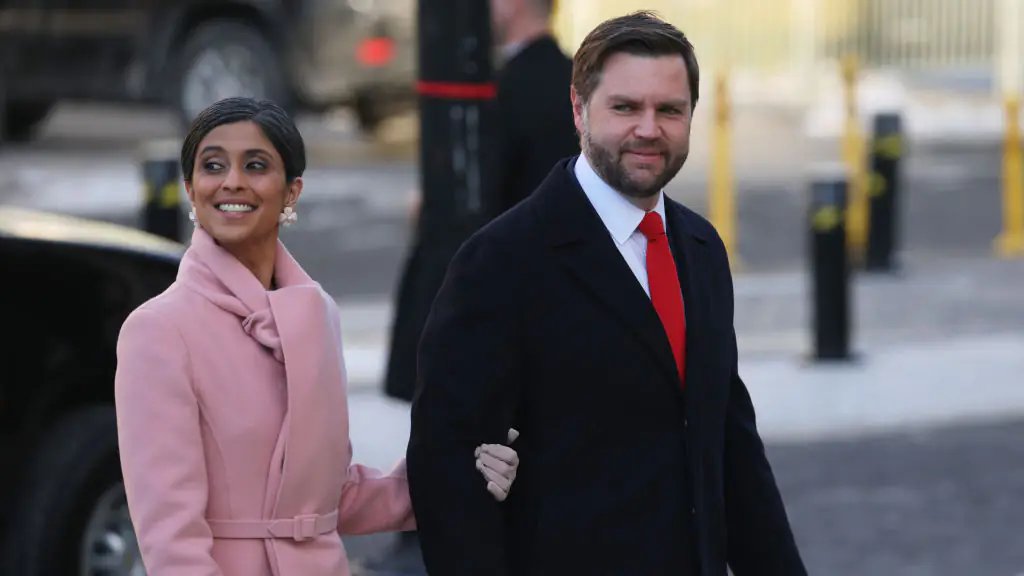 Vice President J.D. Vance made an admission about his "obsession" with his wife in the past. Credit: Scott Olson / Getty