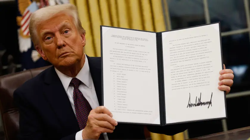 All the changes Donald Trump signed off on during his first day in office