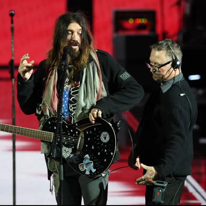 Billy Ray's performance on Inauguration Day sparked concern among some. Credit: Joe Raedle / Getty