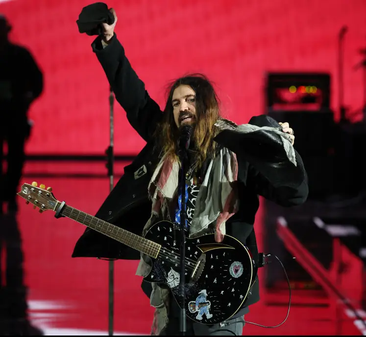 Billy Ray Cyrus performed at the Liberty Inaugural Ball on Monday. Credit:	Joe Raedle / Getty
