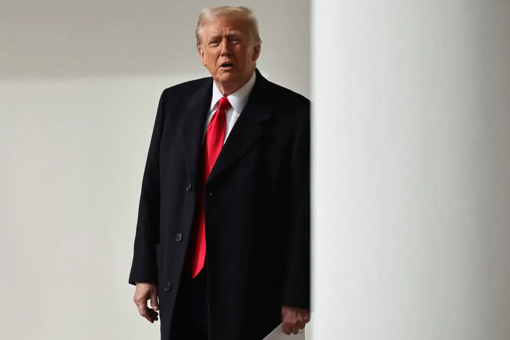Donald Trump was sworn in as the 47th president on Monday. Credit: Chip Somodevilla / Getty