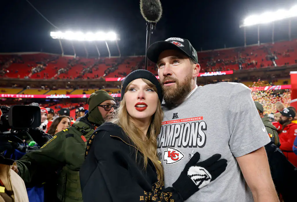 Swift and Kelce have both played at Madison Square Garden. Credit: David Eulitt / Getty