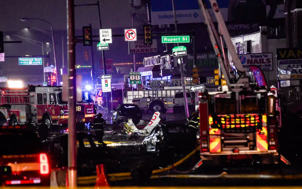 The air ambulance had been headed to Mexico to return a child home after she'd had life-saving treatment in the US. Credit: Matthew Hatcher/Getty Images