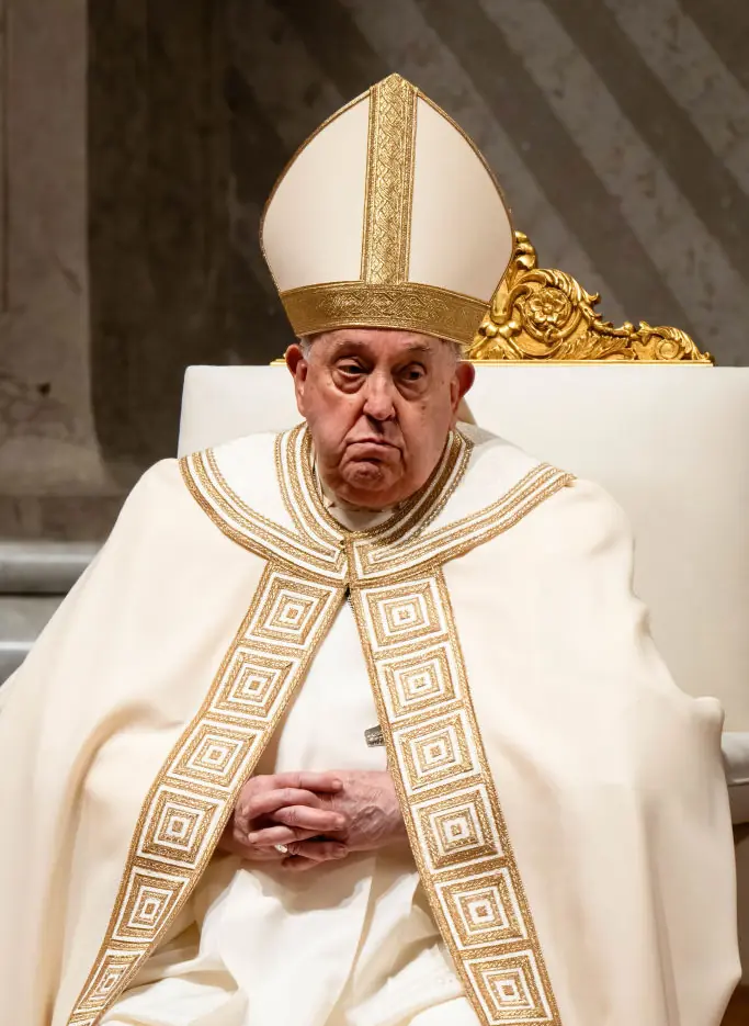 The 88-year-old pontiff remains in hospital. Credit: Stefano Costantino/SOPA Images/LightRocket via Getty Images
