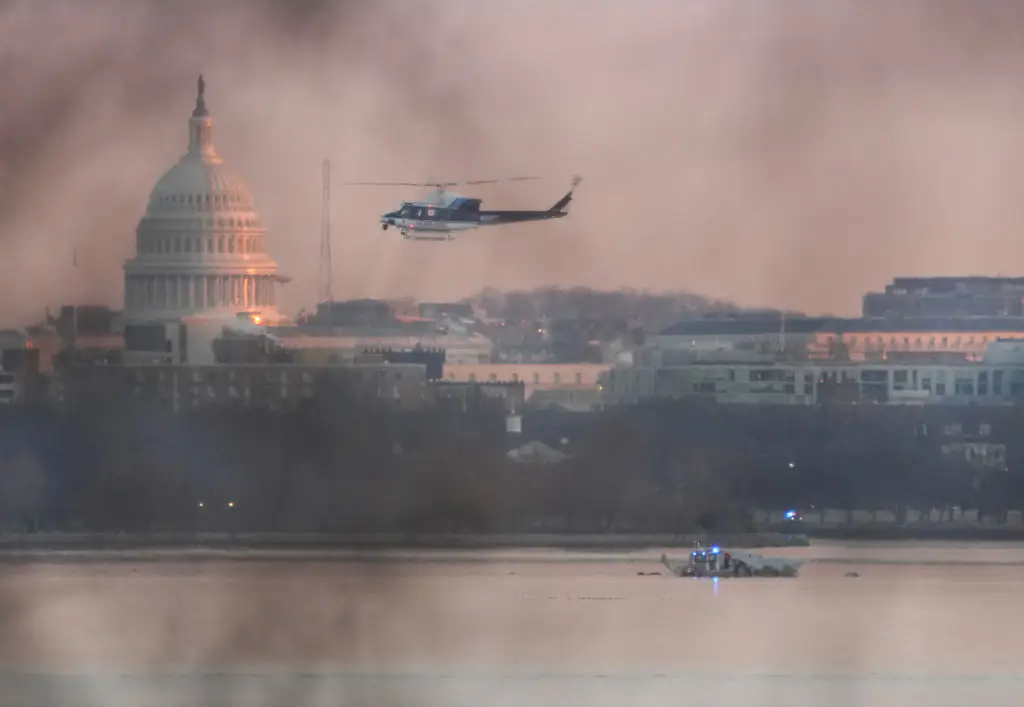 The rescue mission has since switched to a recovery operation. Credit: Andrew Harnik/Getty