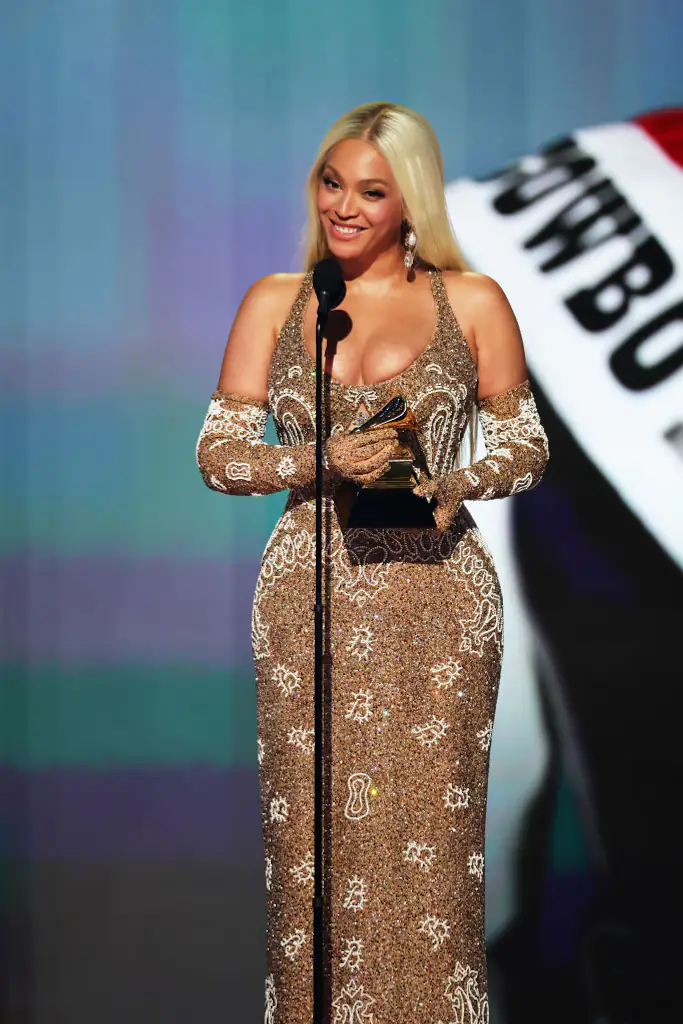 Beyoncé received the Grammy for Best Country Album. Credit: Kevin Winter / Getty