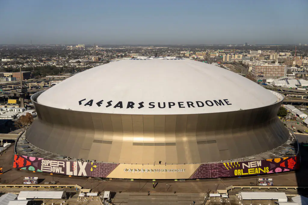 A 27-year-old sports anchor died while covering the Super Bowl. Credit: Michael Owens / Getty