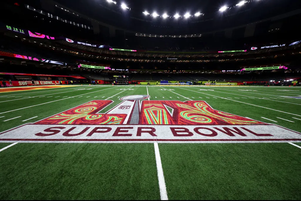 The bizarre conspiracy theory has continued to Super Bowl LIX. Credit: Kevin Sabitus/Getty Images