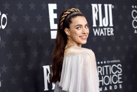 Fans slam 'painfully awkward' question Margaret Qualley was asked about Taylor Swift