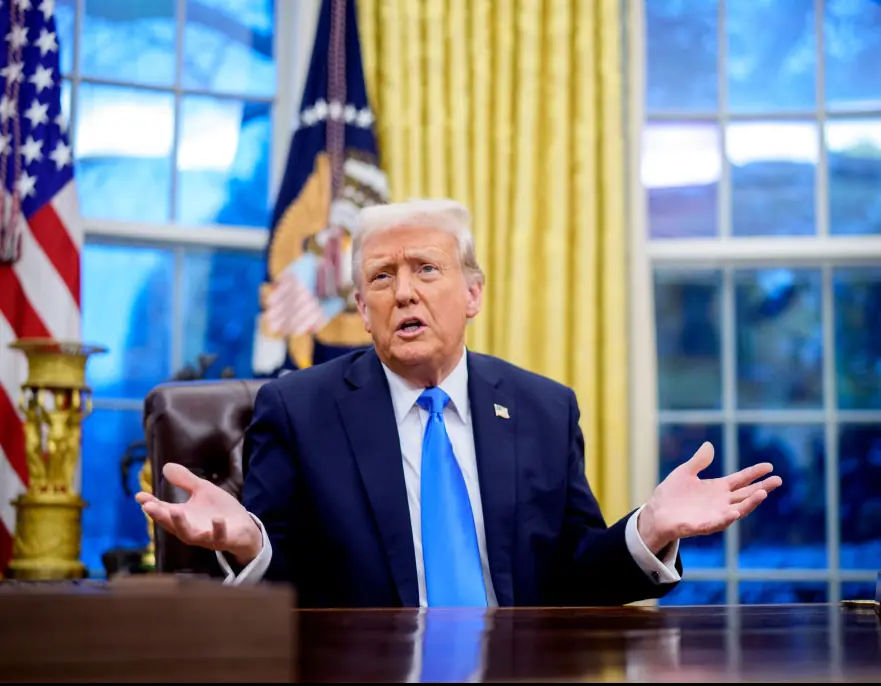President Trump's White House socials have come under fire. Credit: Andrew Harnik/Getty Images
