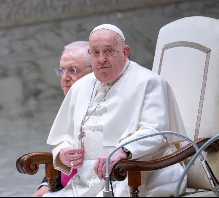 Pope Francis was hospitalized last week. Credit: NurPhoto / Getty