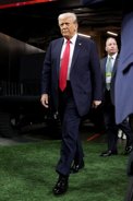 President Donald Trump has just made history at Super Bowl LIX
