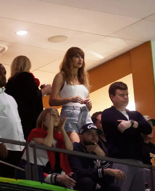 Taylor Swift was in attendance at the Super Bowl. Credit:	Gregory Shamus / Getty