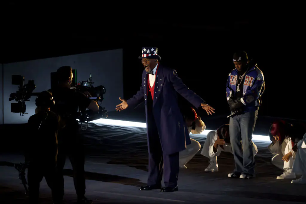 Samuel L. Jackson made a surprise appearance during the performance. Credit: Chris Graythen/Getty Images