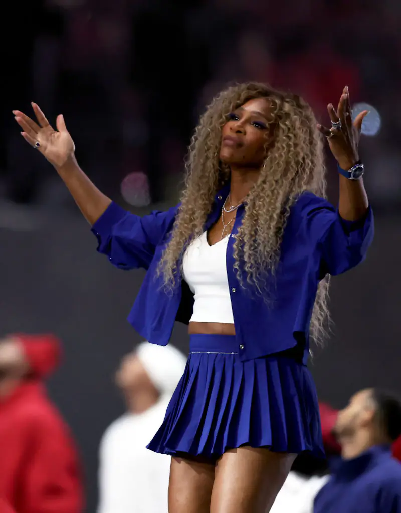 Williams shocked the world with her appearance at the Halftime Show. Credit: Emilee Chinn/Getty Images