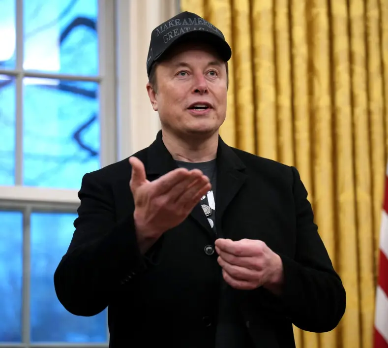 If true, the baby would be Musk's 13th chid. Credit: Andrew Harnik / Getty