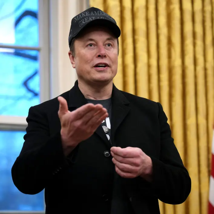 If true, the baby would be Musk's 13th chid. Credit: Andrew Harnik / Getty