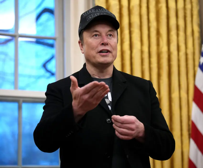 If true, the baby would be Musk's 13th chid. Credit: Andrew Harnik / Getty