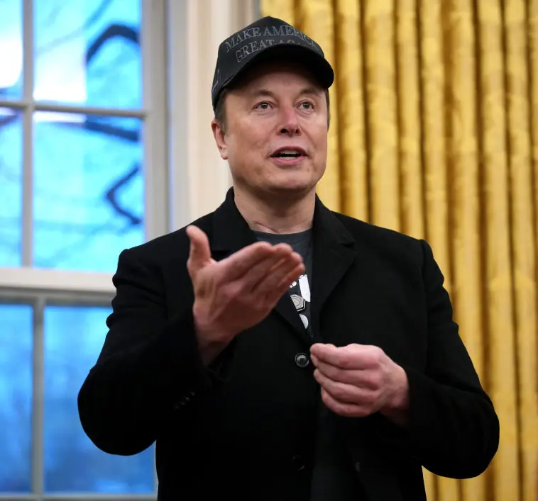 Musk has spoken out about the multiple X outages. Credit: Andrew Harnik / Getty