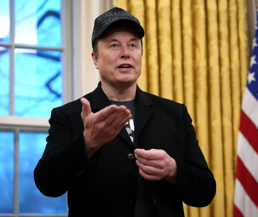 Musk has spoken out about the multiple X outages. Credit: Andrew Harnik / Getty