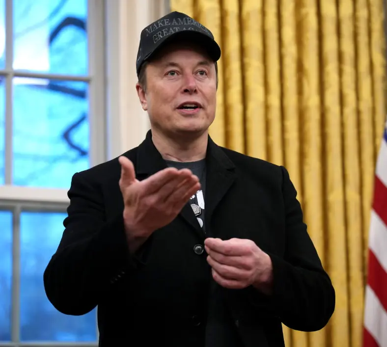 If true, the baby would be Musk's 13th chid. Credit: Andrew Harnik / Getty