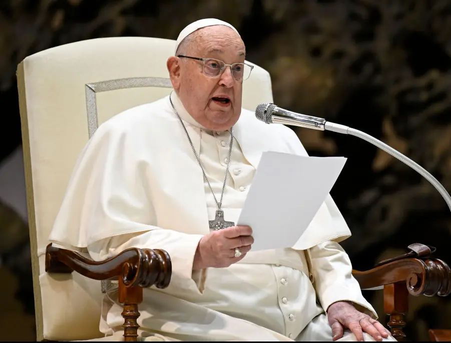 Pope Francis remains in hospital. Credit: Vatican Media via Vatican Pool/Getty Images
