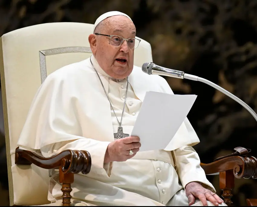 Pope Francis remains in hospital. Credit: Vatican Media via Vatican Pool/Getty Images