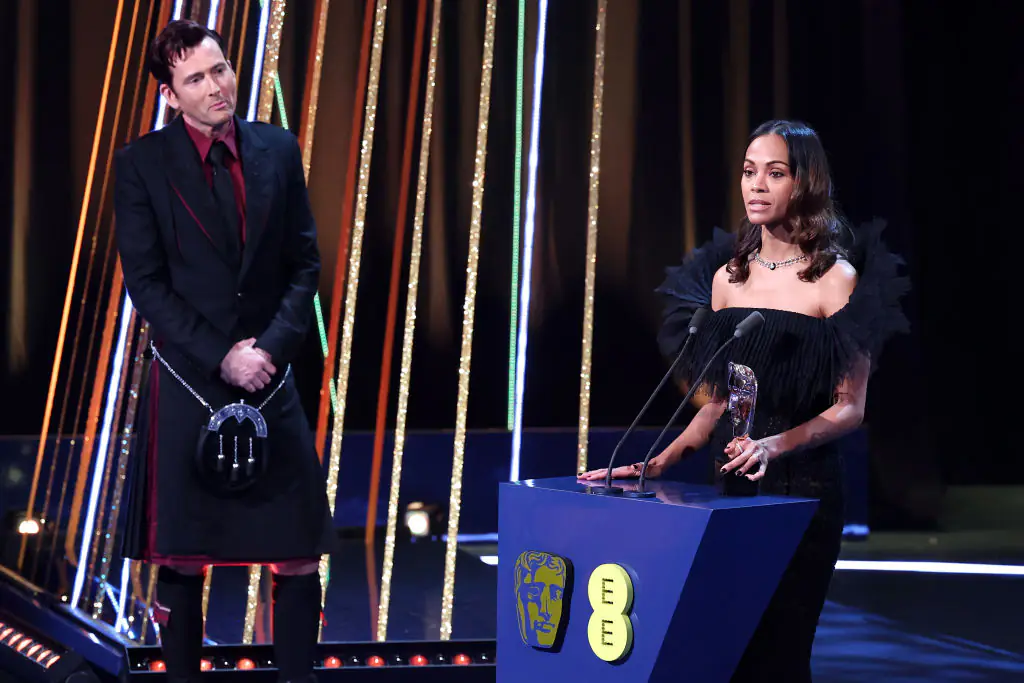 Zoe Saldana's BAFTAs speech comments cut by the BBC are revealed