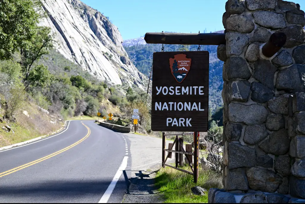 Why the American flag is being hung upside down at Yosemite National Park