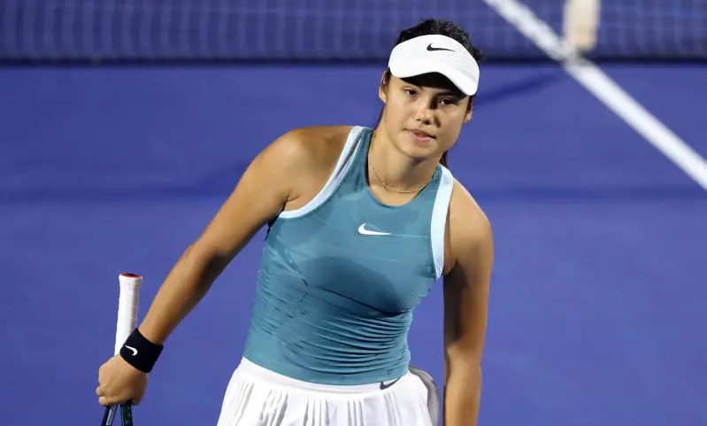 Tennis star Emma Raducanu seen hiding from ‘fixated’ fan, before breaking down in tears mid-match