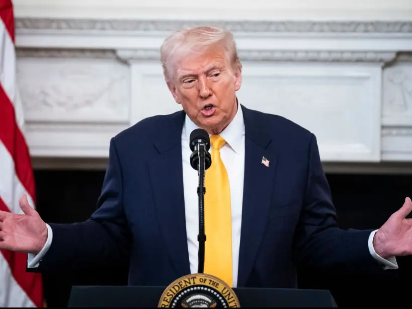 Trump speaking during the Governors meeting. Credit: Jabin Botsford/The Washington Post via Getty Images