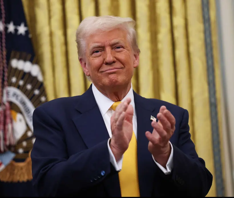 Trump signed the executive order on Saturday. Credit: Win McNamee / Getty