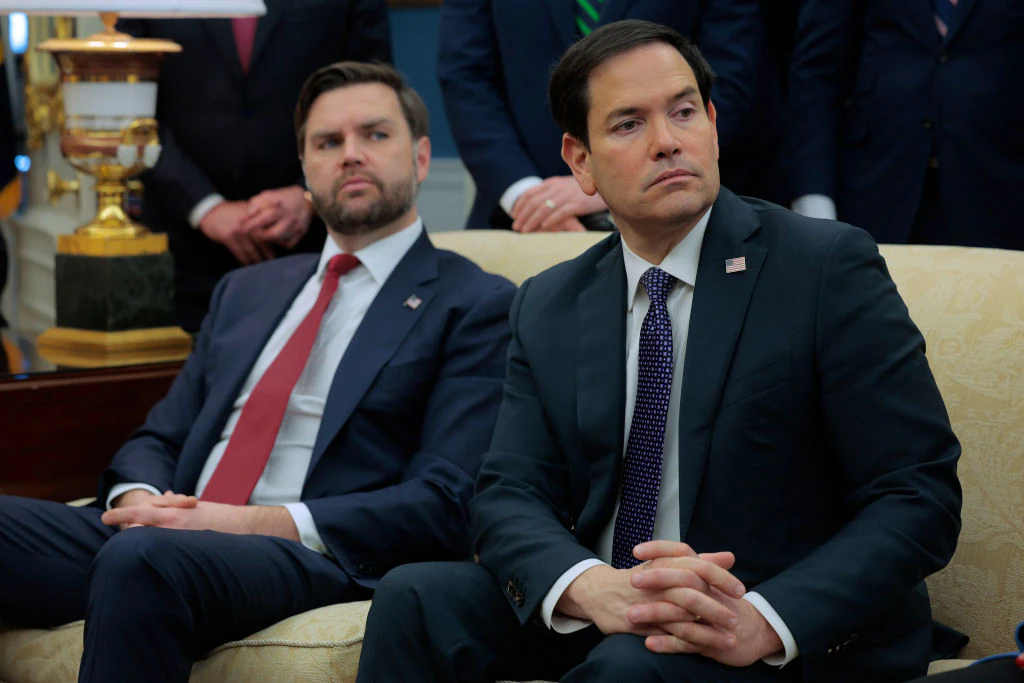 U.S. Vice President JD Vance and Secretary of State Marco Rubio. Credit: Chip Somodevilla / Getty