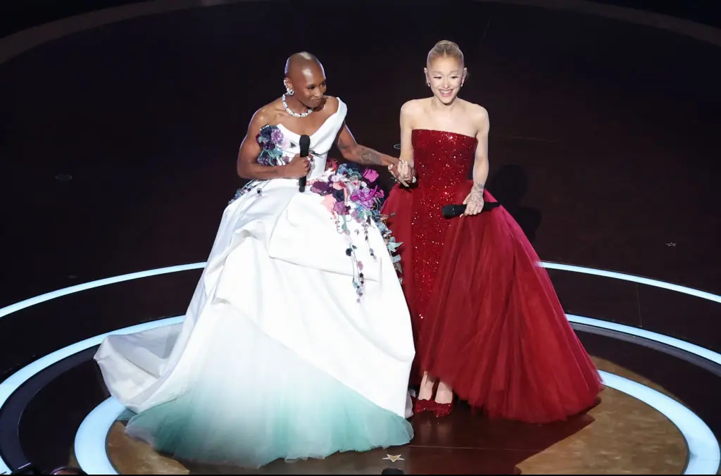 Viewers are calling Ariana Grande and Cynthia Erivo the 'best Oscars performance ever'