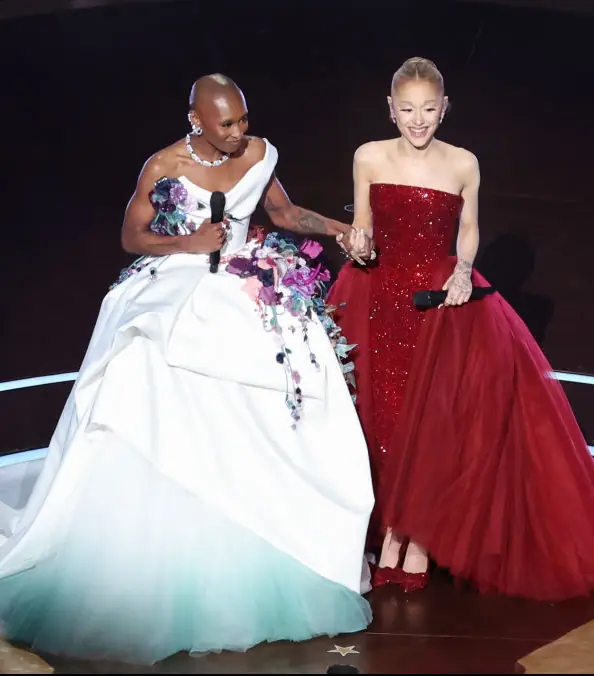 Erivo and Grande nailed their opening song. Credit: Rich Polk / Getty