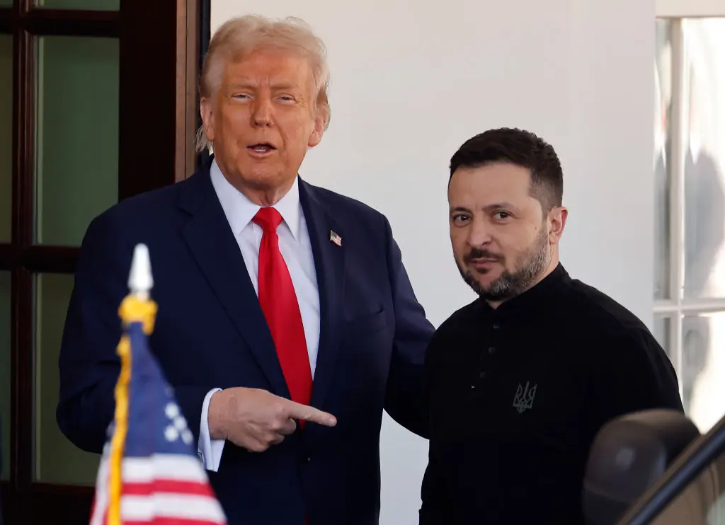 Zelenskyy could also be in the meeting. Credit: Chip Somodevilla / Getty