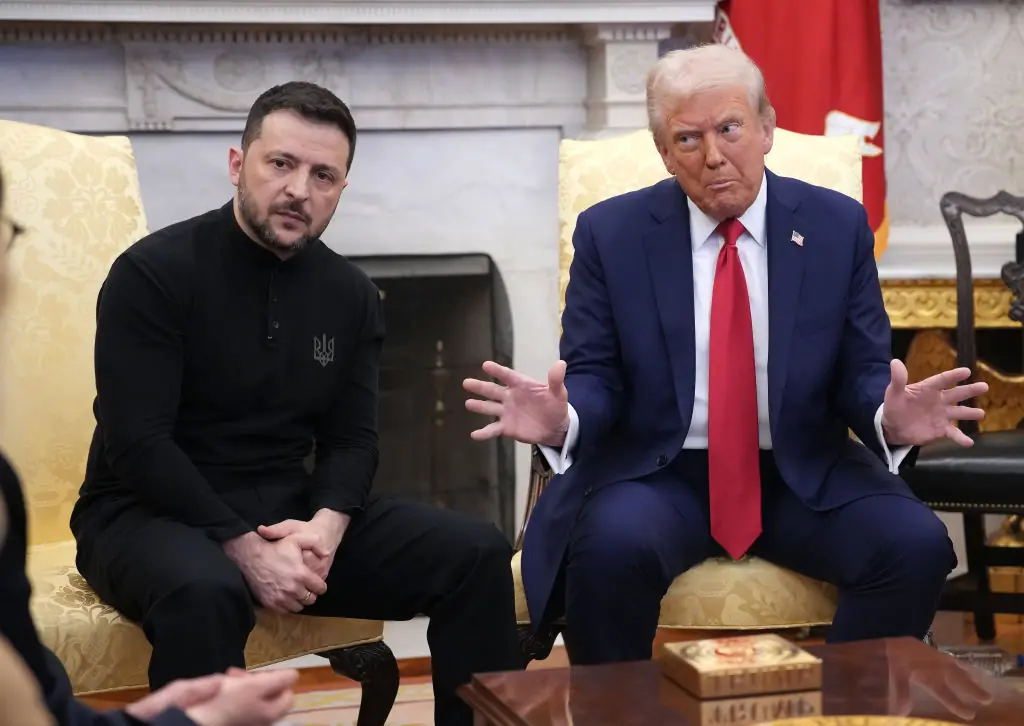 Trump and Zelenskyy are failing to see eye-to-eye. Credit: Andrew Harnik / Getty