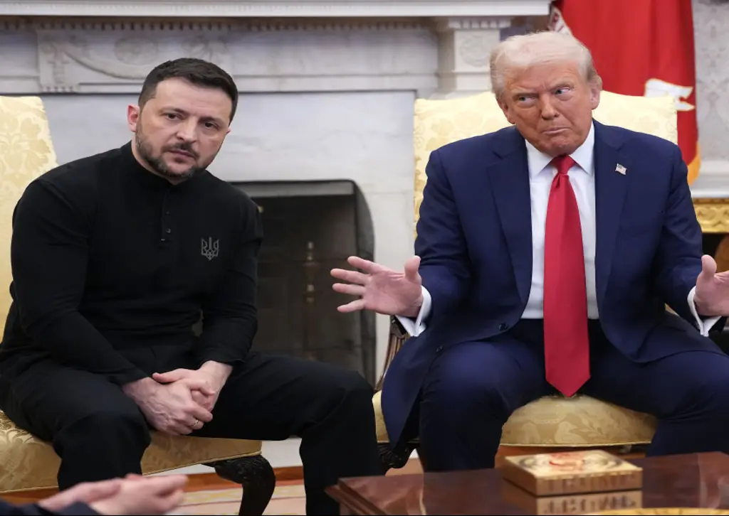 Trump and Zelenskyy are failing to see eye-to-eye. Credit: Andrew Harnik / Getty