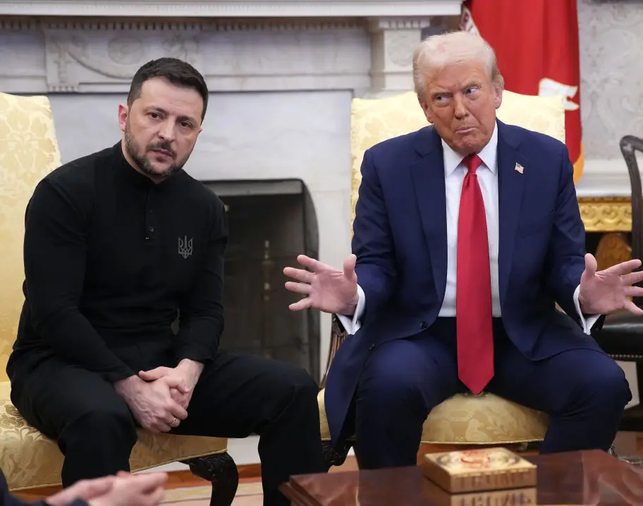 Trump and Zelenskyy are failing to see eye-to-eye. Credit: Andrew Harnik / Getty