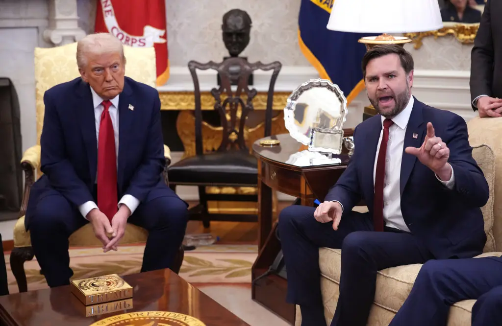 JD Vance branded Zelenskyy "disrespectful". Credit: Andrew Harnik/Getty Images